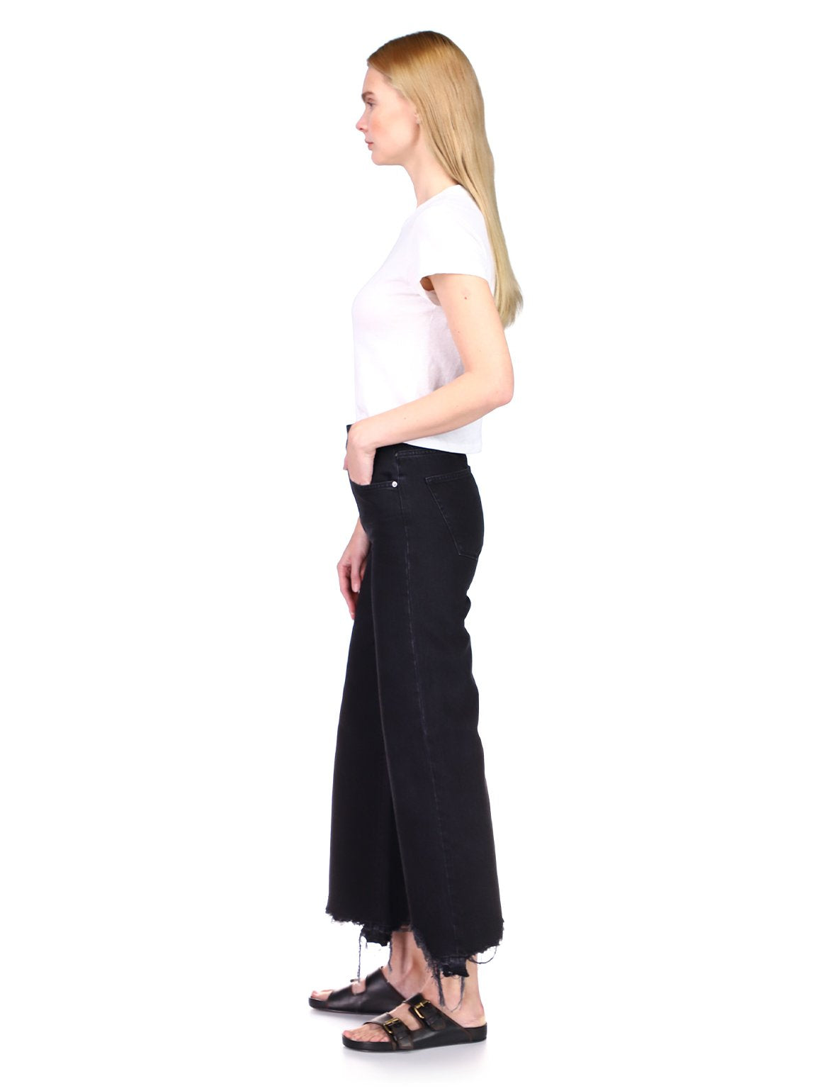 DL1961 Womens Hepburn Wide Leg High Rise Vintage