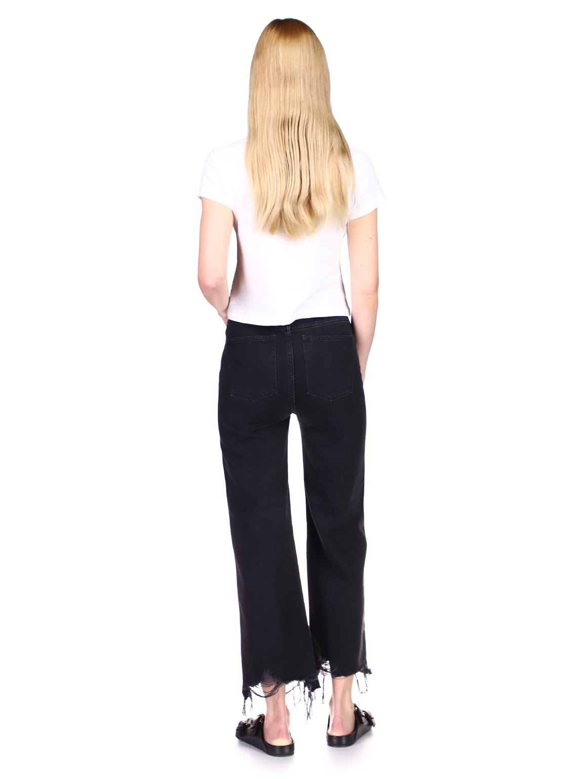 DL1961 Womens Hepburn Wide Leg High Rise Vintage
