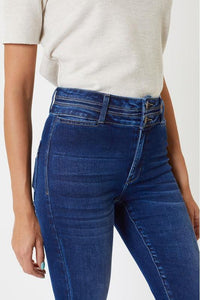 KanCan Double Waistband Flare Jeans