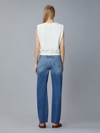 DL1961 Womens Emilie Straight Ultra High Rise Vintage