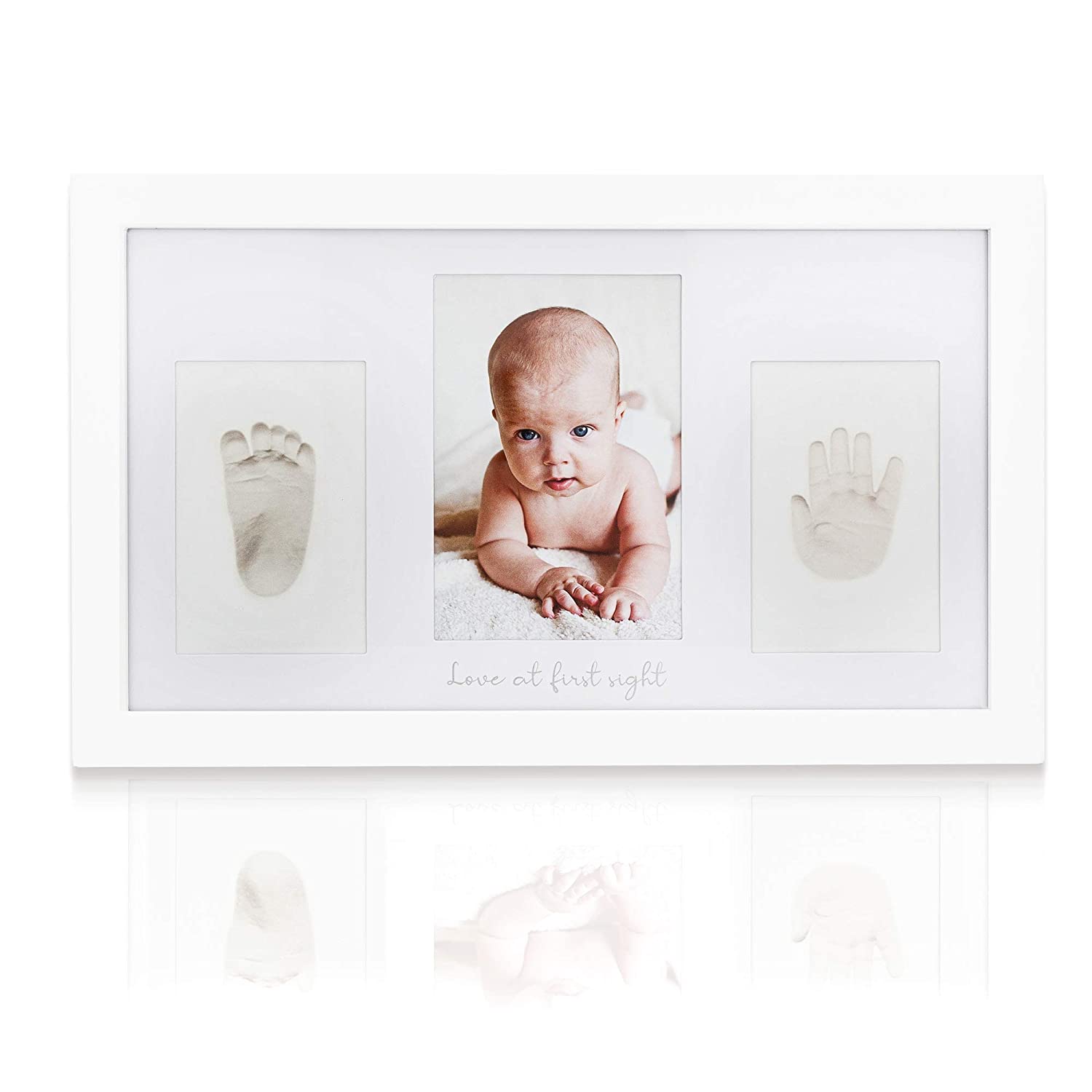 Baby Handprint Footprint Frame, Baby Hand Footprint Photo