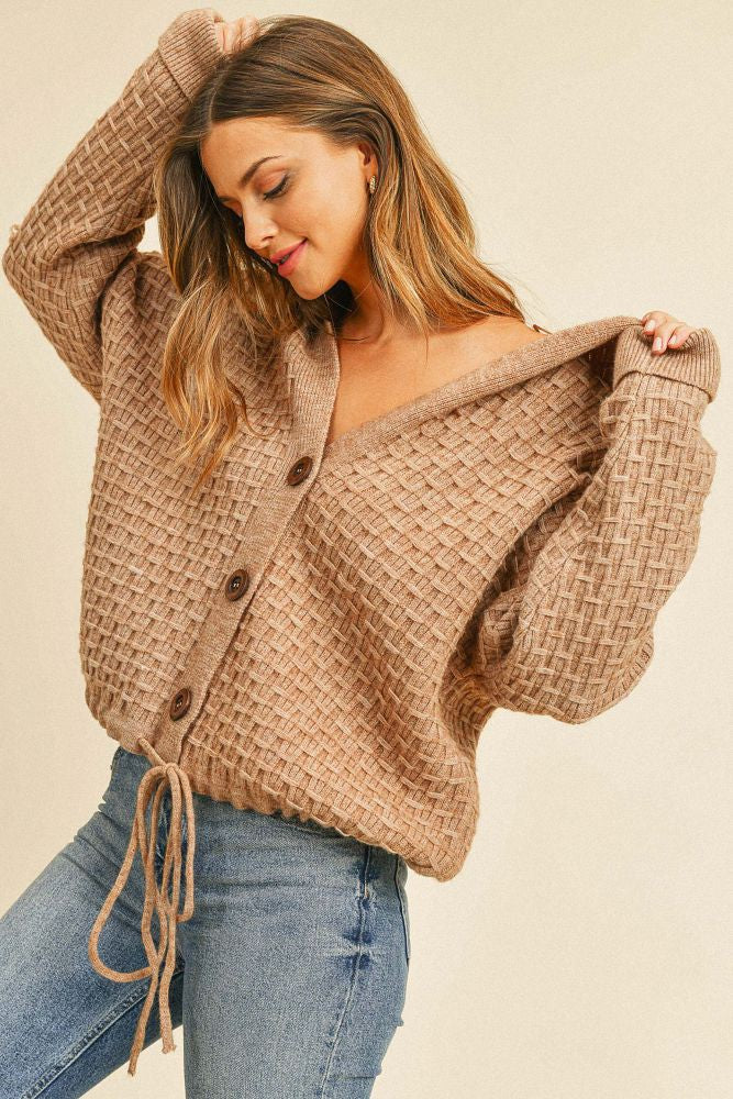 Isabella Knitted Sweater Hoodie