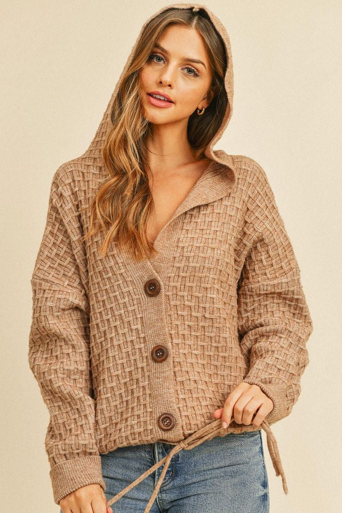 Isabella Knitted Sweater Hoodie