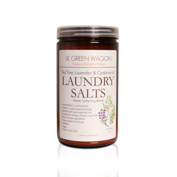 Lil' Green Laundry Salts Water Softener Jar