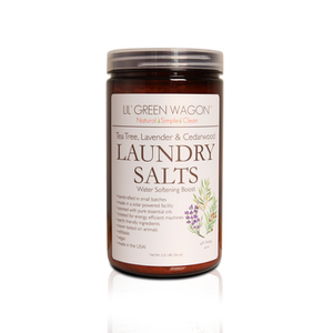 Lil' Green Laundry Salts Water Softener Jar