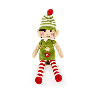 Pebble Organic Elf Rattle