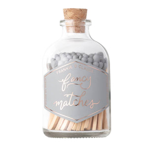 Frankie & Claude Fancy Matches Jar - Small