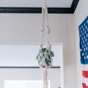 Macrame Plant Hanger The Zeppelin