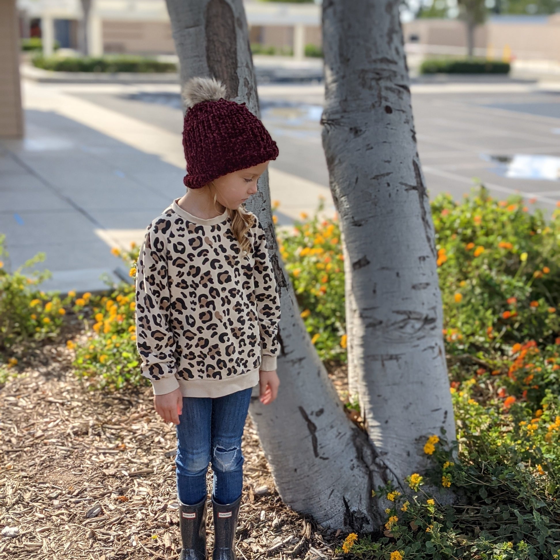 Commons Girls Cheetah Sweatshirt