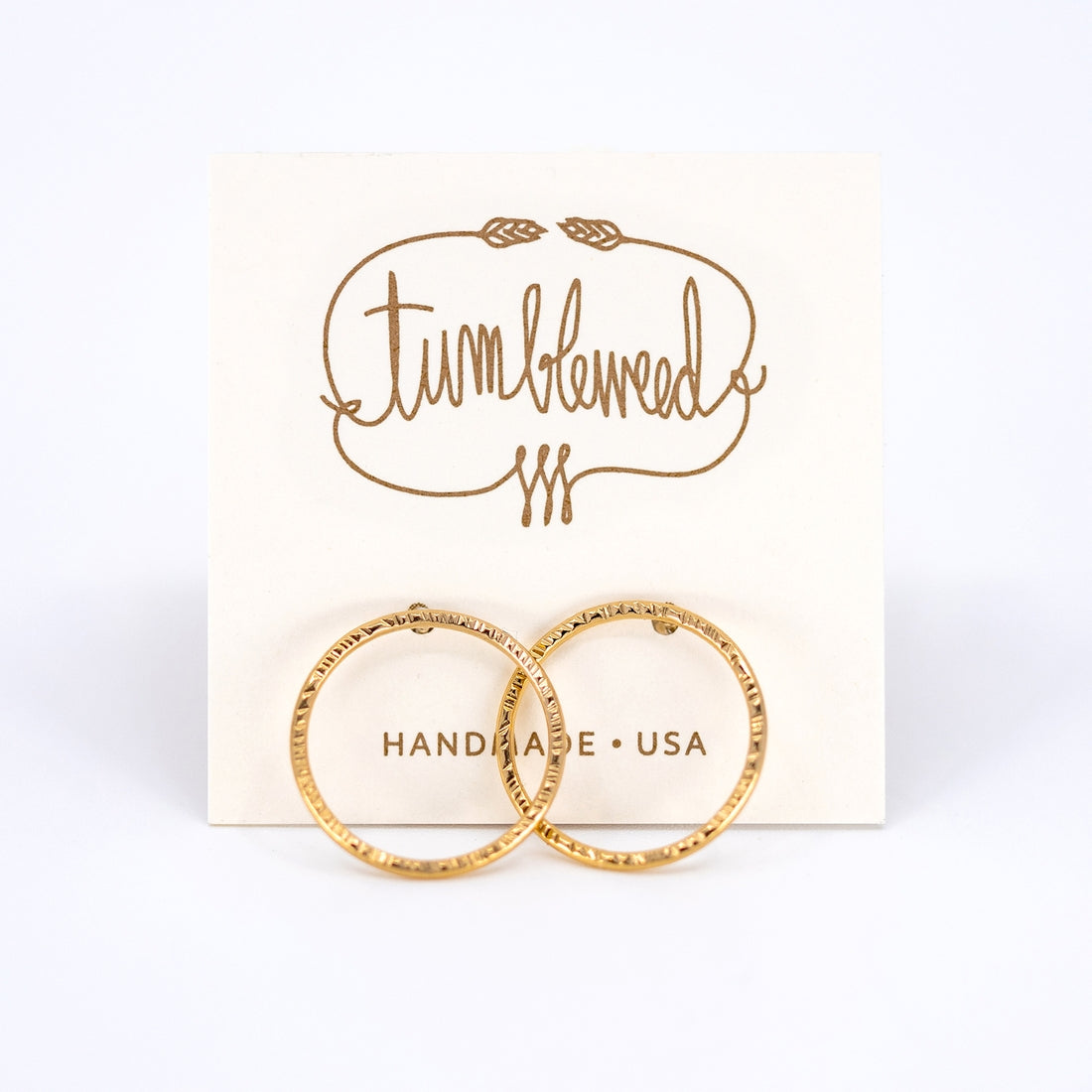 Tumbleweed Gold Earring Collection