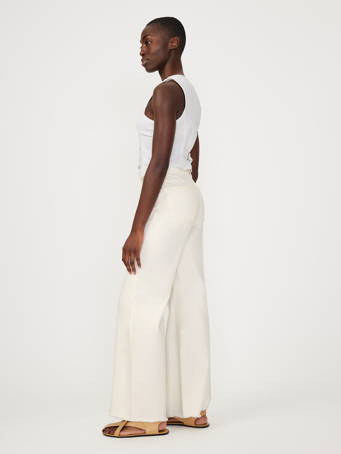 DL1961 Womens Hepburn Wide Leg High Rise Vintage