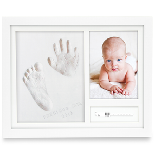 KeaBabies Baby Hand, Footprint Keepsake Frame
