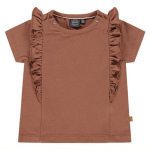 Babyface Baby Girls Ruffle Tee