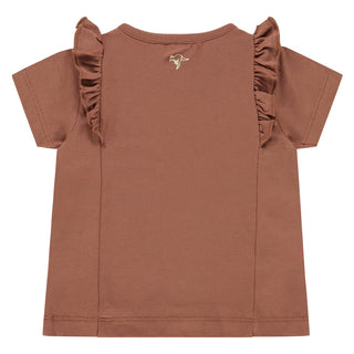 Babyface Baby Girls Ruffle Tee