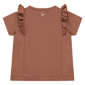 Babyface Baby Girls Ruffle Tee