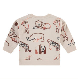Babyface Boys Zoo Animals Sweatshirt