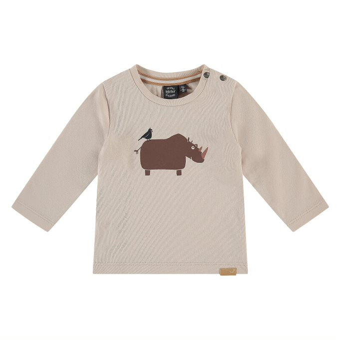 Babyface Baby Boys Rhino Friend Long Sleeve