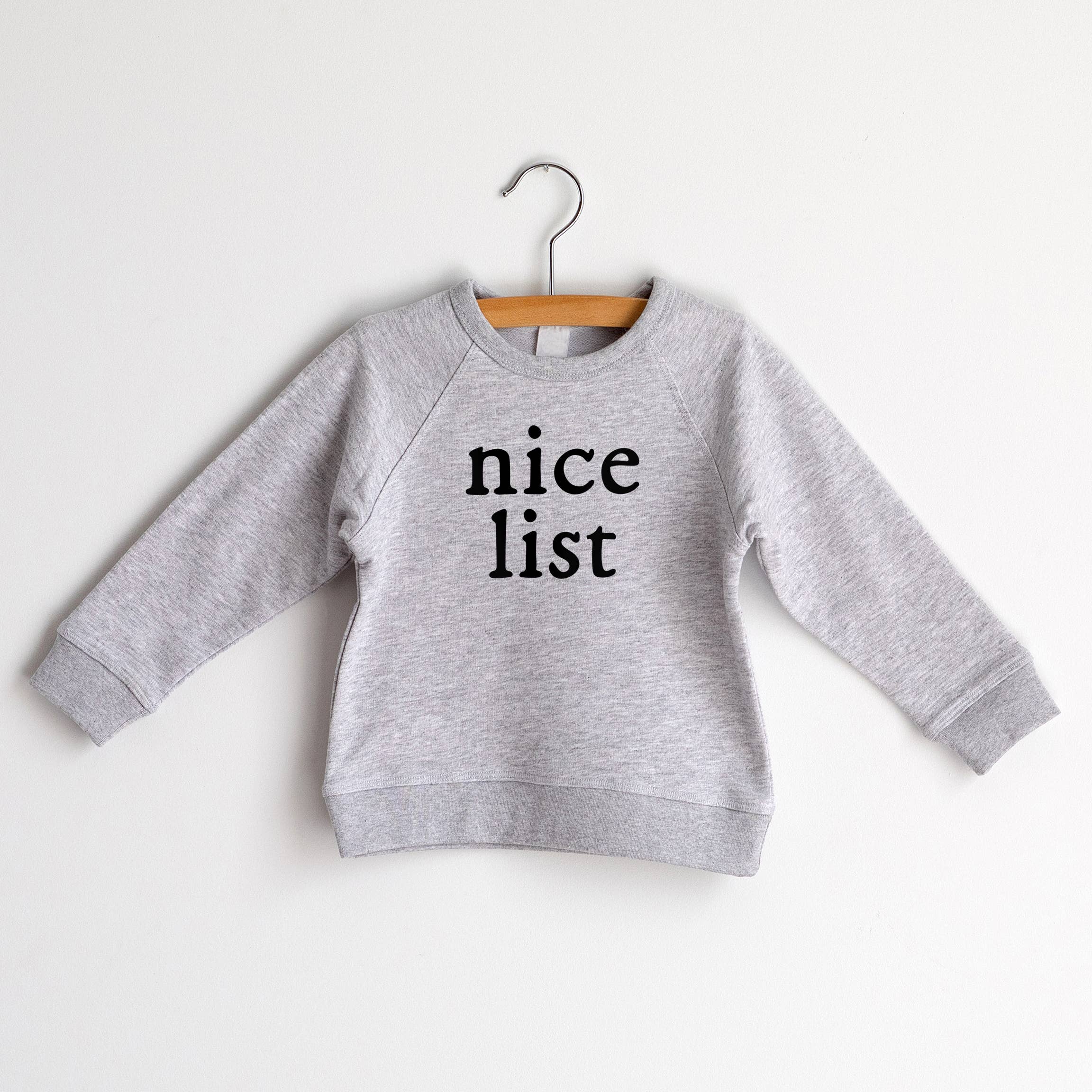 Commons Kids Holiday Pullover "Nice List"