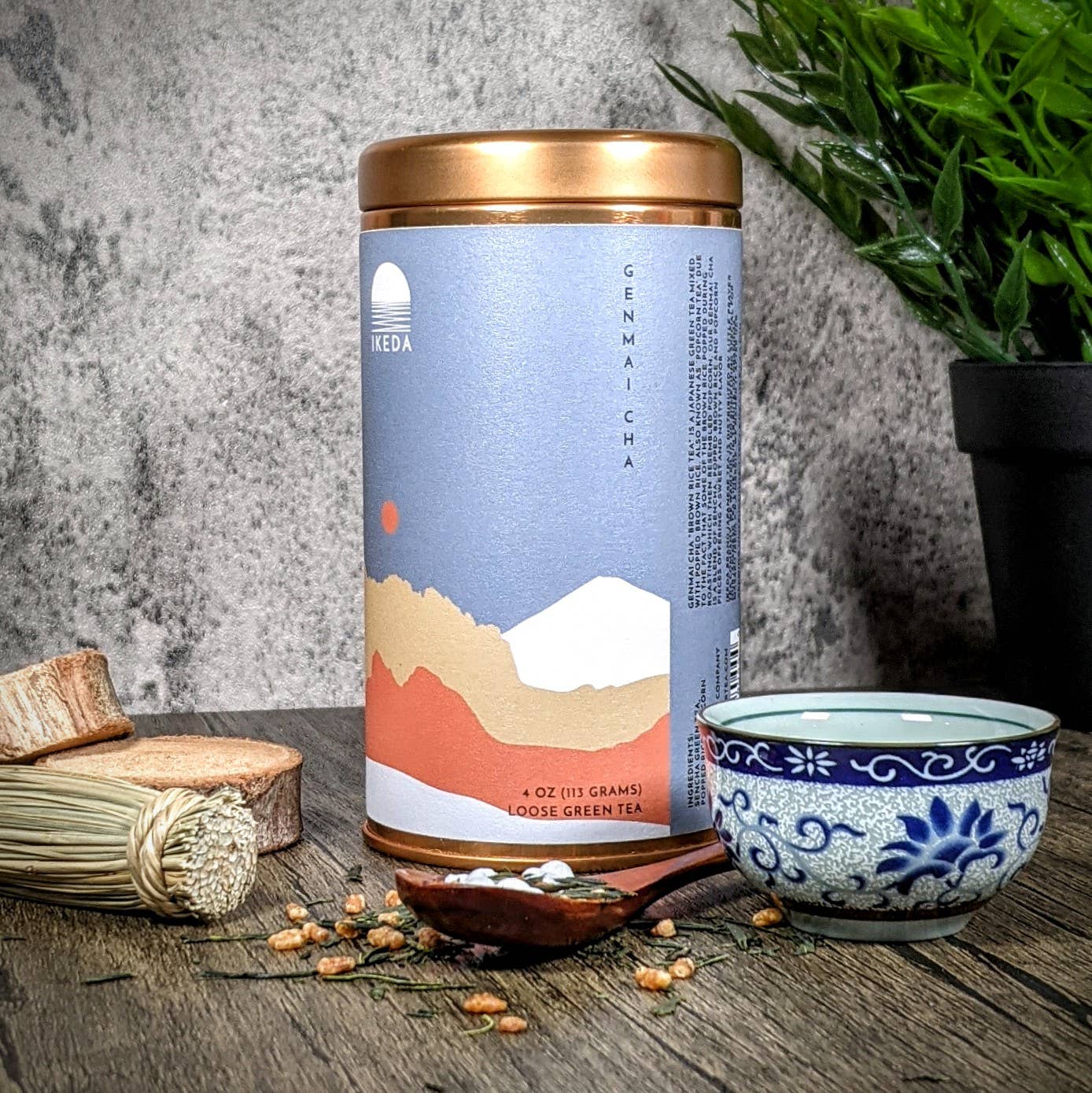Little Prayer Tea Company Genmai Cha Loose Leaf Japanese Green Tea
