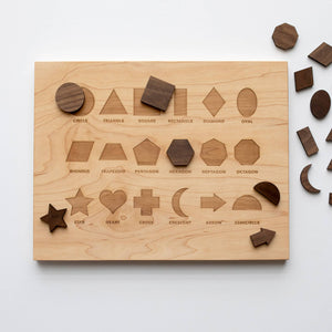 Commons Wooden Shapes Board Set