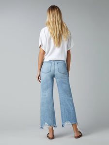 DL1961 Womens Hepburn Wide Leg High Rise Vintage