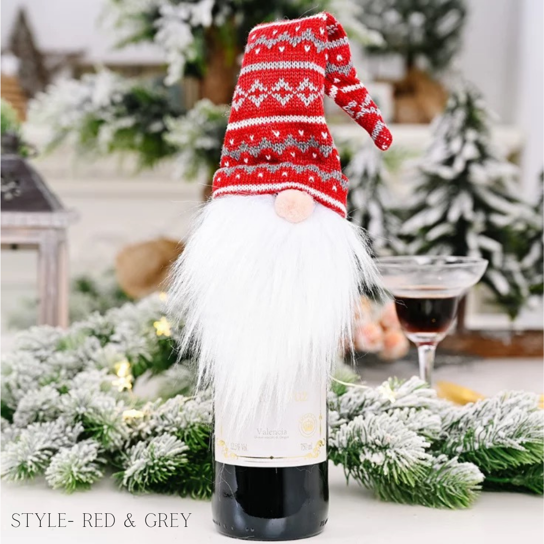 Delmar Holiday Gnome Wine Hat