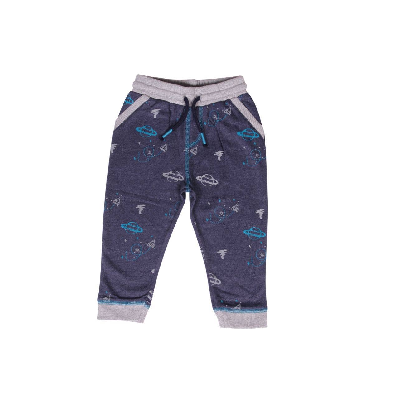 Bear Camp Space Print Zip Up Set