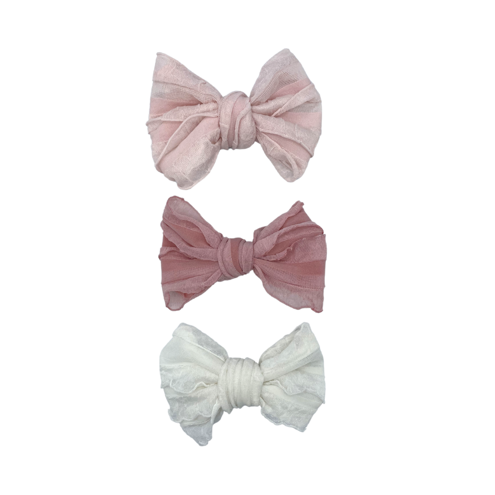 Headbands of Hope Lil Bow Peep Clip Bows Set