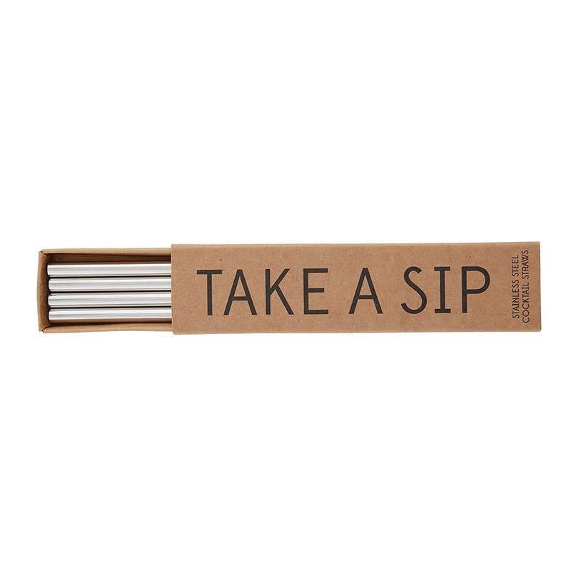 Green Basics Cocktail Straws 4PK