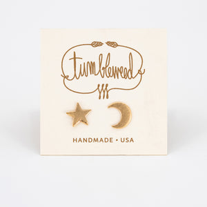 Tumbleweed Gold Earring Collection