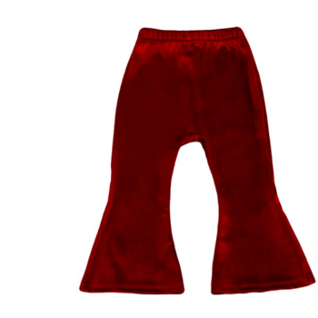 Commons Girls Loidis Velvet Bellbottom Pants