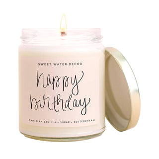 Sweet Water Gold Lid Candle Collection