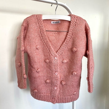 Commons Girls Pom Pom Cardigan
