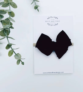 Wild and Free Nylon Bow Headbands