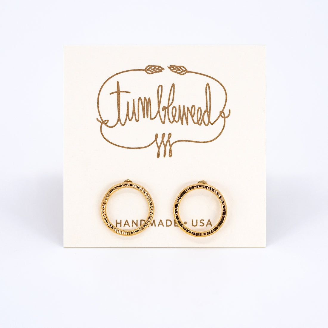 Tumbleweed Gold Earring Collection