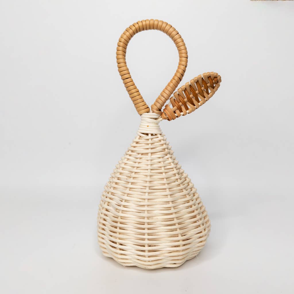 Commons Rattan Wicker Boho Pear Rattle – One Common