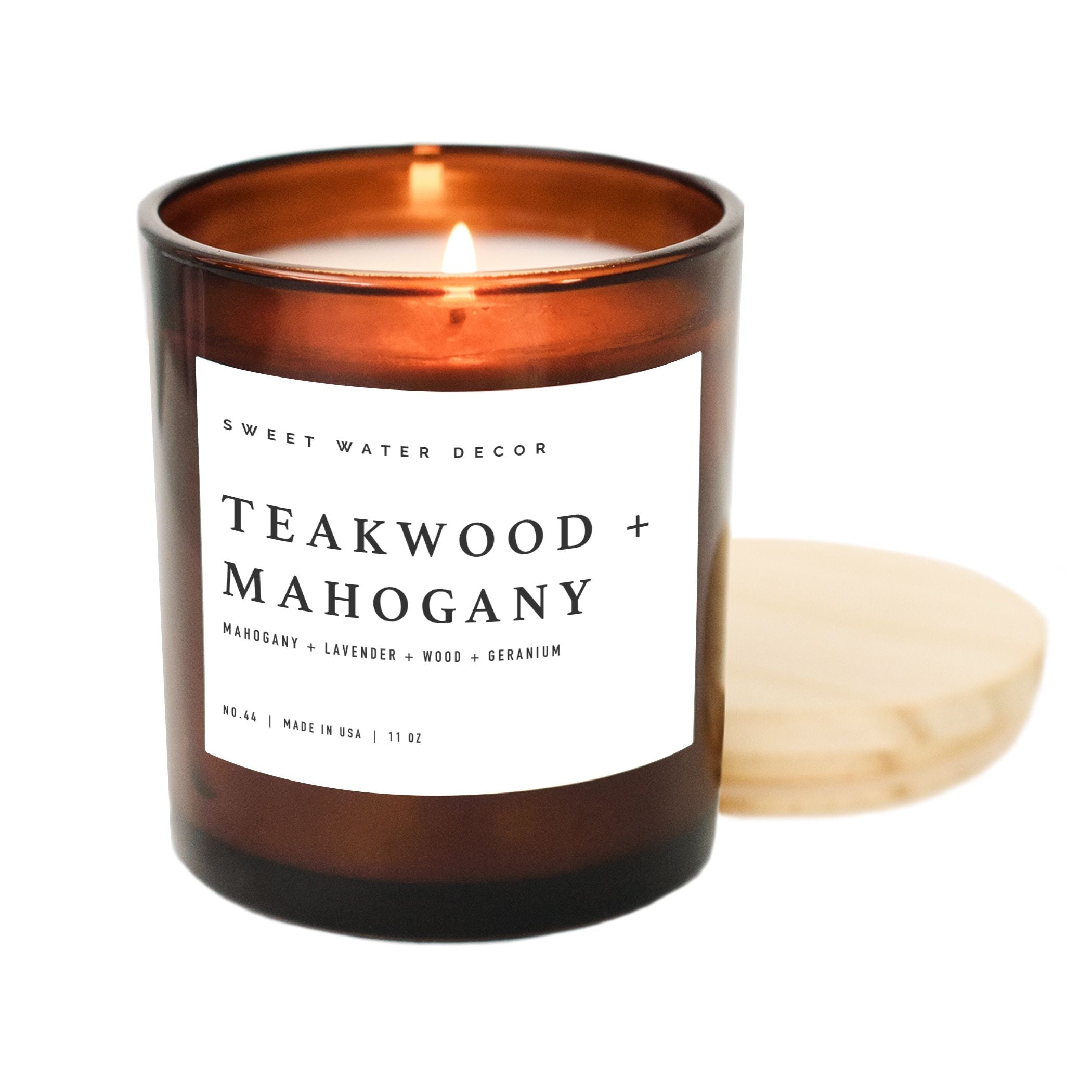 Sweet Water Amber Jar 60 Hour Soy Candle Collection