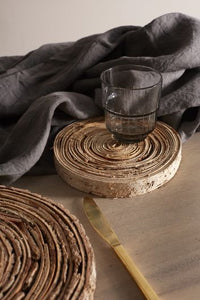 Stripped Birchwood Charger