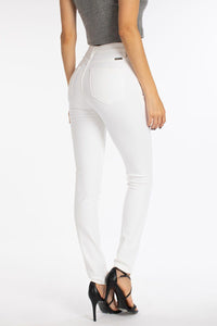 KanCan White High Rise Button Fly Super Skinny