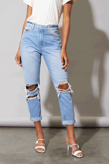 KanCan Bridget Ultra High Rise Mom Jeans