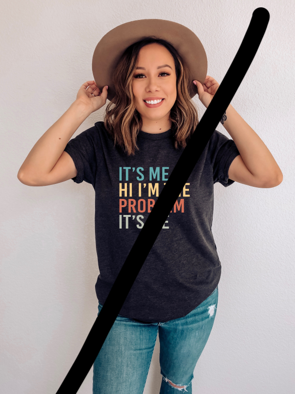 Julie Jersey Designs Hi It's Me Tee
