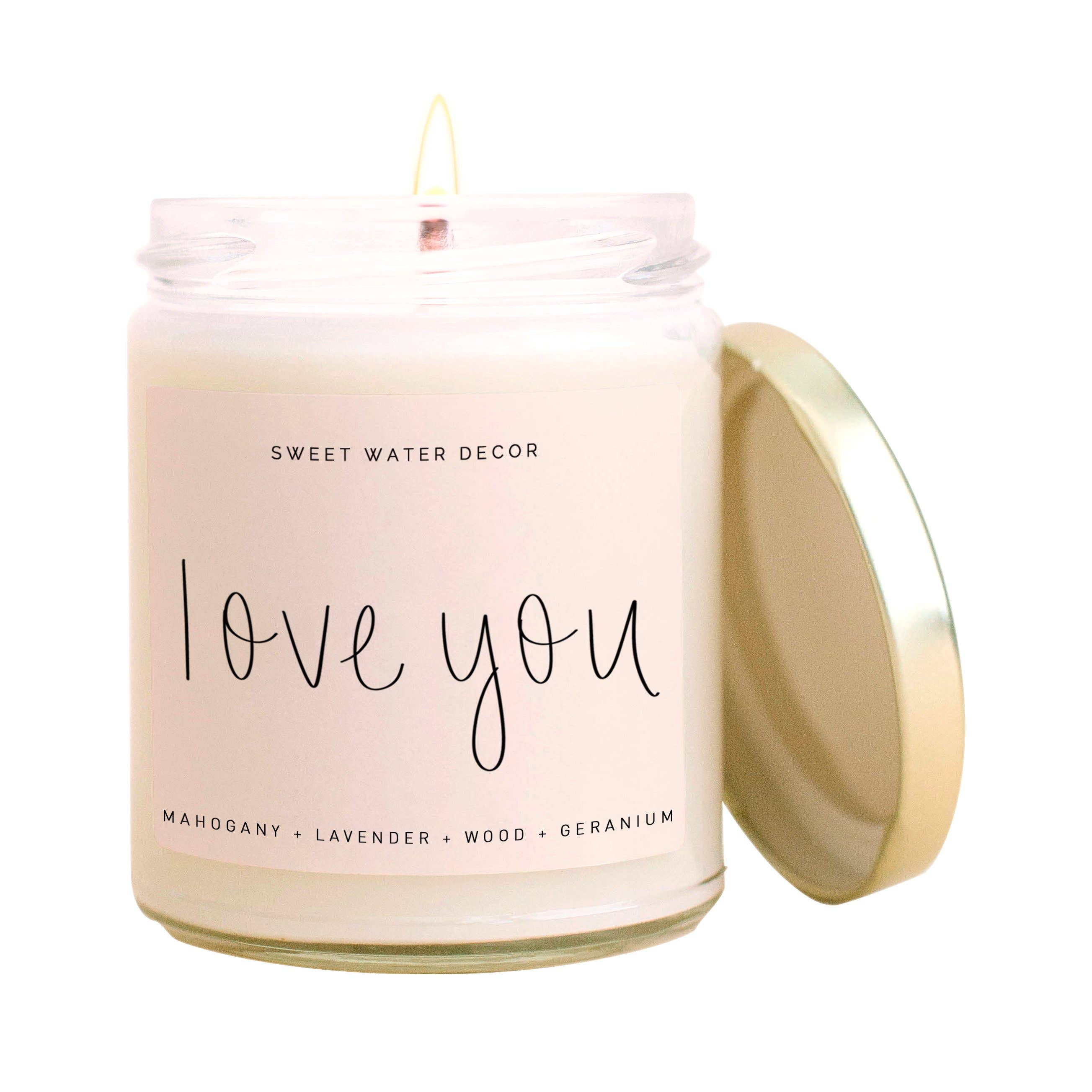 Sweet Water Gold Lid 40 Hour Soy Candle Collection