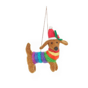 Felt So Good Festive Rainbow Dog