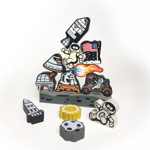 BeginAgain Lunar Lander Balance Game & Playset