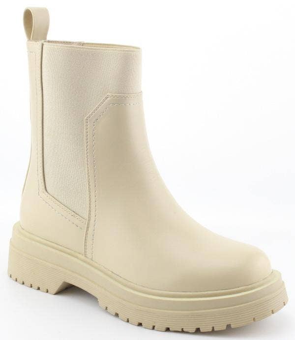 Chel Lug Sole Mid Calf Boots
