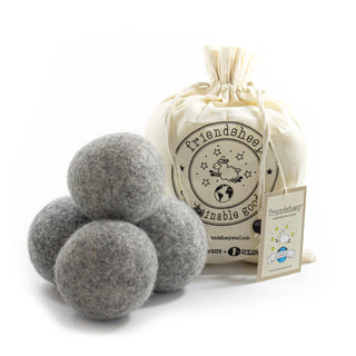Friendsheep Wool Solid Color Dryer Balls
