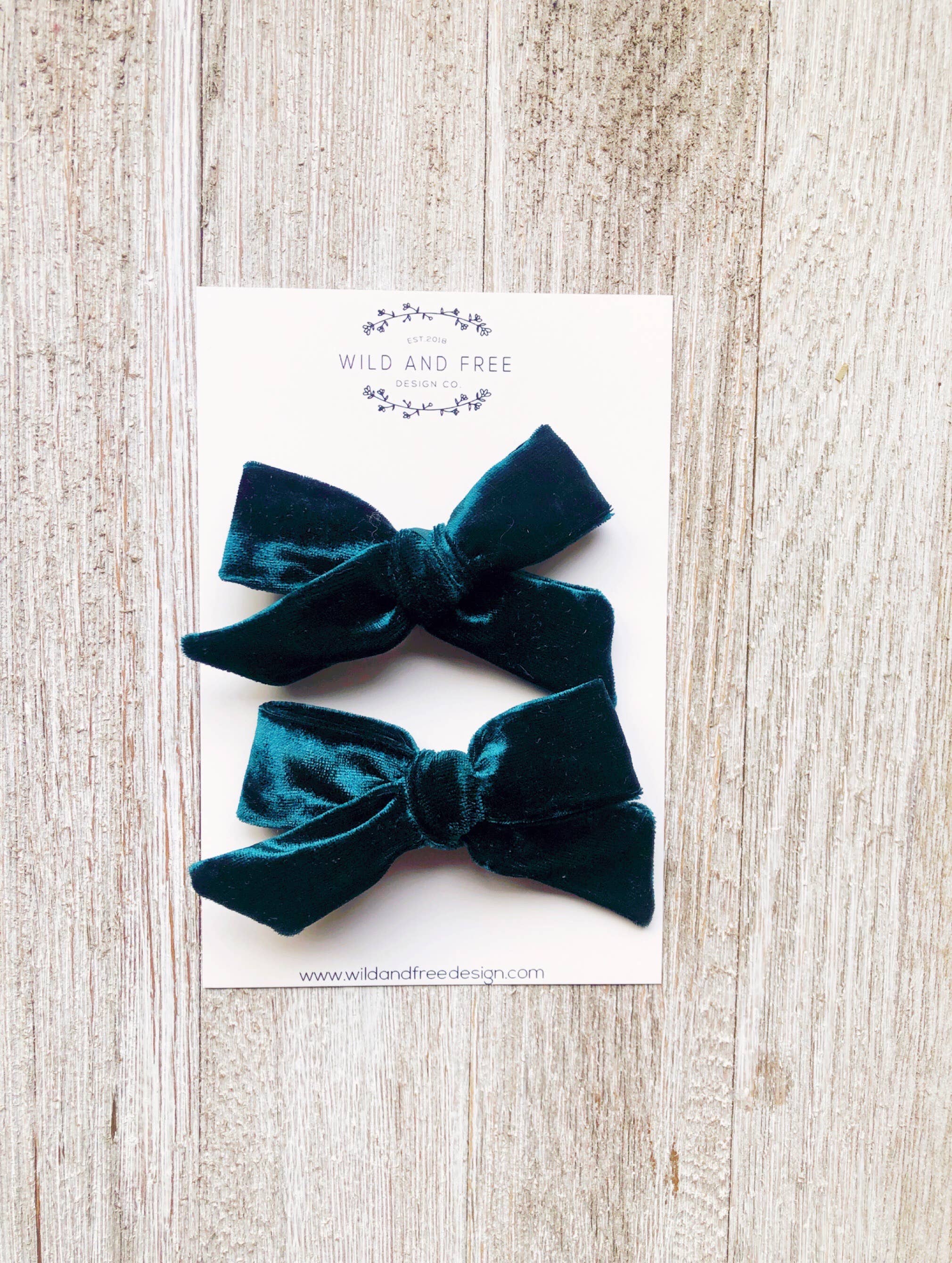 Wild and Free Pigtail Bow Sets