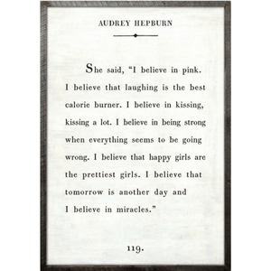 Sugarboo & Co Audrey Hepburn Framed Art