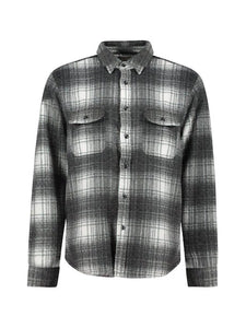 True Grit Lumber Plaid Long Sleeve Pocket Shirt