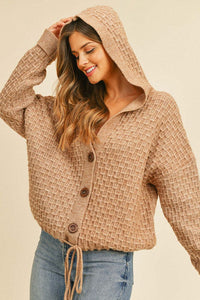 Isabella Knitted Sweater Hoodie